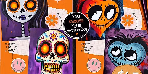 Love at First Fright: Couples Halloween Paint & Sip