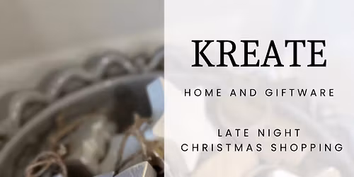 Late night Christmas shopping