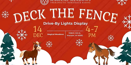 RESCHEDULED: Deck the Fence Drive-By Lights Display