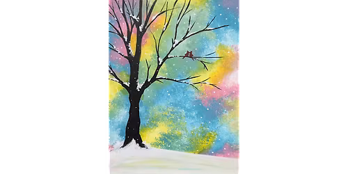 Stained Glass Snow - Paint and Sip in Sacramento | Classpop!\u2122