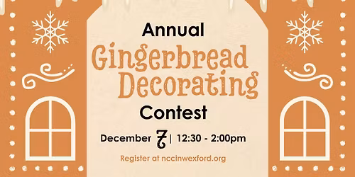 Annual Gingerbread Decorating Contest