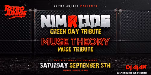 NIMRODS (Green Day Tribute) + MUSE THEORY (Muse Tribute)... LIVE!