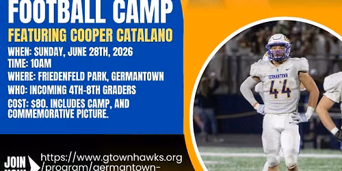 Gtown Hawks Youth Football Camp