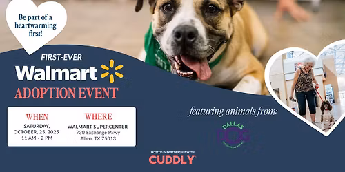Walmart Pet Adoption Event | Allen, TX