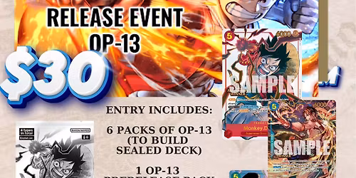 One Piece OP 13 - Carrying on His Hill - Release Event
