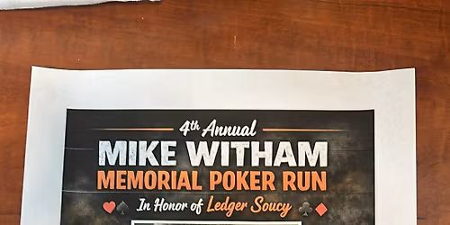 Mike Witham Memorial Poker Run