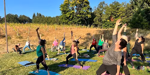 Yoga in the Vineyard