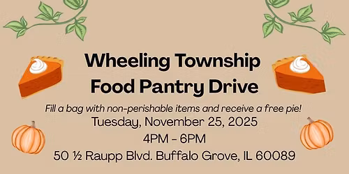 Wheeling Township Food Pantry Drive