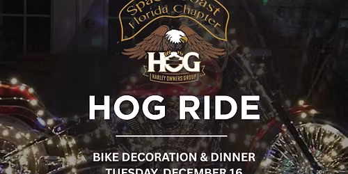 HOG Bike Decoration & Dinner Ride