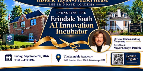 Erindale Youth AI Innovation Incubator Launch with Mayor Carolyn Parrish