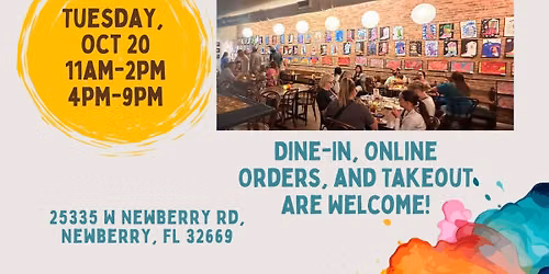 Dine & Donate at Capricious Local Eatery