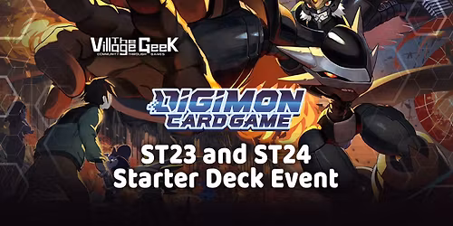 Digimon Starter Deck ST23 and ST24 Release Event