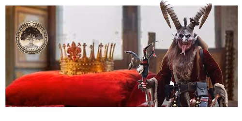 The Baltimore Krampus joins the Oakenmist Renaissance Festival