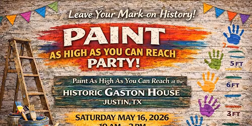 \ud83c\udfa8 Paint As High As You Can Reach Party