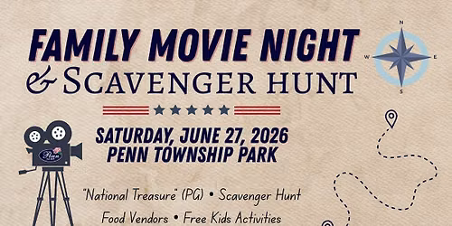 Family Movie Night & Scavenger Hunt 