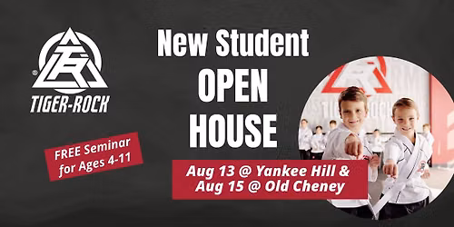New Student OPEN HOUSE @ Tiger-Rock Lincoln