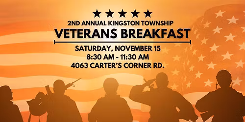 Kingston Township Veterans Breakfast