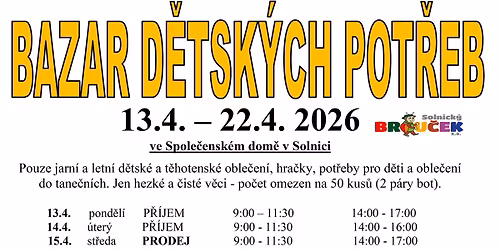 Bazar d\u011btsk\u00fdch pot\u0159eb