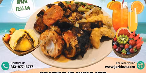 Sunday Brunch - Full Caribbean Buffet with Live Reggae Music