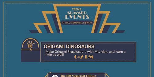 TEENS - Origami Dinosaurs