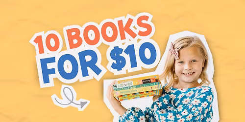 10 for $10 Book Sale at Kid to Kid \ud83d\udcda