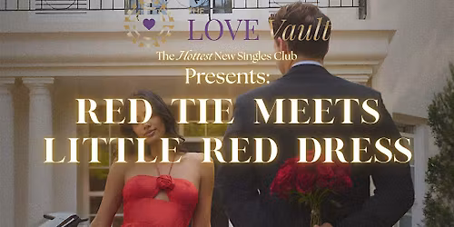 Red Tie Meets Little Red Dress 21+