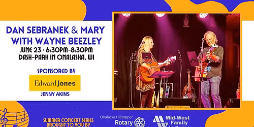 Dan Sebranek & Mary with Wayne Beezley at Great River Sound