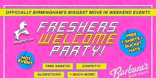 Birmingham Freshers Welcome Party
