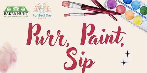 MARCH Purr, Paint, Sip PLUS Rescue Kitties