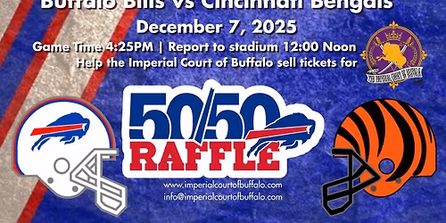 Buffalo Bills 50\/50 Volunteer Sign up 12\/7