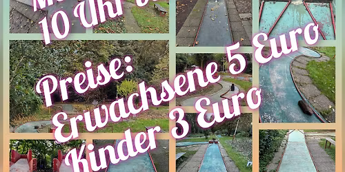 Nikolaus auf dem Minigolfplatz