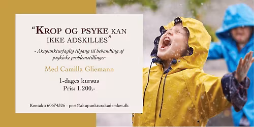 Krop og Psyke kan ikke adskilles