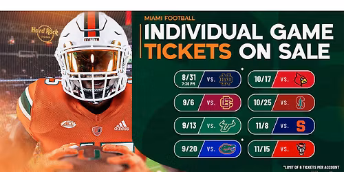 Parking Miami Hurricanes at SMU Mustangs Football