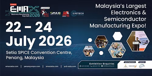 Electronics Manufacturing Expo Asia (EMAX) co-located with PMAX, SMAX, ASFAX & CirTech 2026