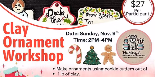 Clay Ornament Workshop - Family Event