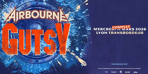 COMPLET - AIRBOURNE \u00b7 11\/03\/26 \ud83c\udf29 Le Transbordeur (Lyon)