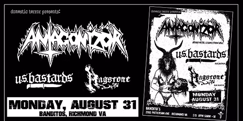 Antagonizor w\/US Bastards & Hagstone @Bandito's RVA
