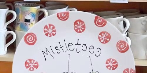 Baby Prints on Pottery: Mistletoes
