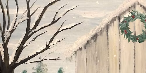 Paint and Sip Event: Rustic Winter Barn
