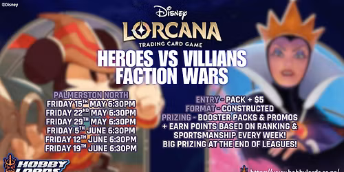 Disney Lorcana - Heroes vs Villians Faction Wars!