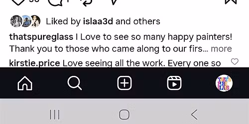 Festive Glass painting