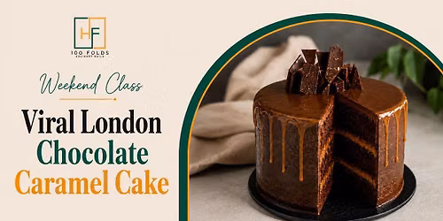 Viral London Chocolate Caramel Cake