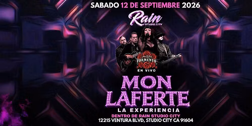 La Experiencia MON LAFERTE con Tormento en Rain Studio City!
