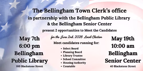 Meet the Candidates at the Bellingham Public Library