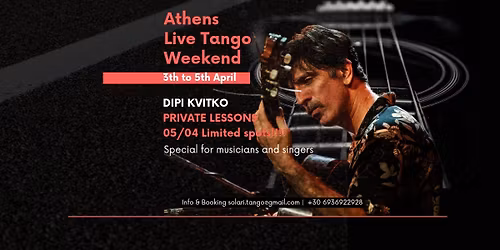 DIPI KVITKO | Private Lessons in Athens Tango Weekend
