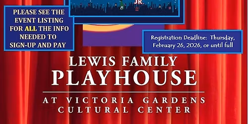 Mary Poppins Jr.~Lewis Family Playhouse~Sponsored by EiE Academy