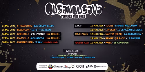 OUSANOUSAVA - 6 MAI 2026 - GRENOBLE