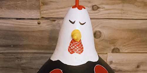Make your own Gourd chicken birdhouse workshop!