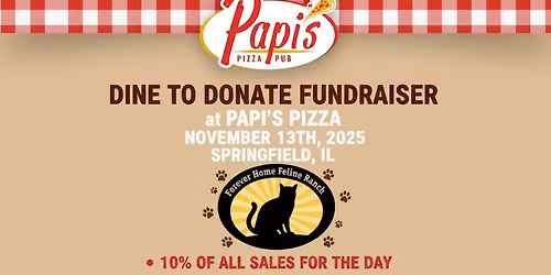 Dine and Donate at Papi\u2019s Pizza