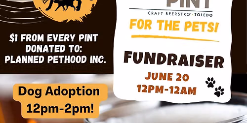 The Casual Pint - For the Pets! Fundraiser for Planned Pethood.
